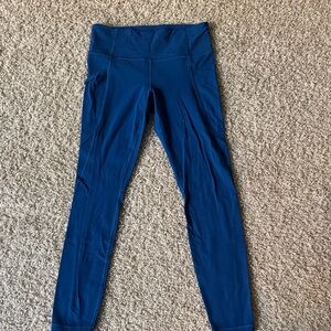 Athleta Vibrant Blue Leggings